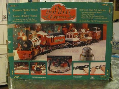 animated musical holiday express train