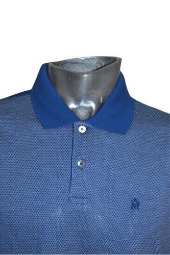 Dunhill Jacquard Kurzarm Royalblau Polo "L" Brandneu UVP 160£ - Bild 2 von 6