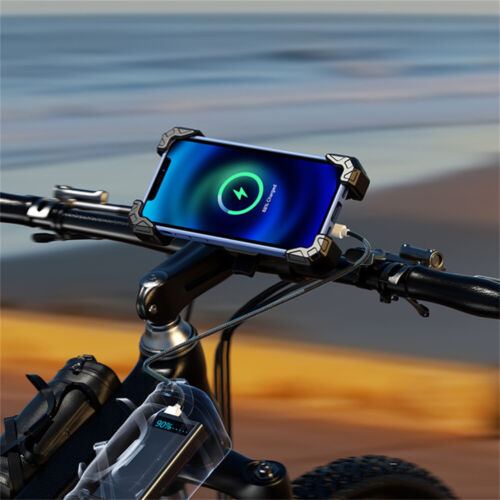 15W 360° Qi Handy Halterung Motorrad Halter mit Induktive Ladefunktion universal - Bild 15 von 16