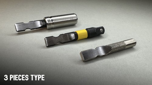 Leatherman Pictured 1/4" socket adapter + BIT DRIVER EXTENDER - Picture 19 of 20