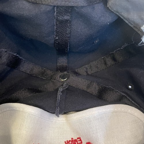 VTG Coca Cola Hat Mens KC Strapback Faded Black Cap Logo Embroidered Braided - Imagen 9 de 12
