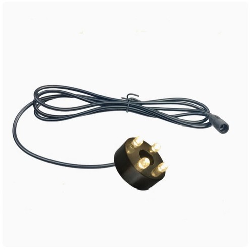 Underwater 4-LED Light Ring A Pin For Fountain Fish Pond Water Garden AC Adapter - Picture 3 of 13