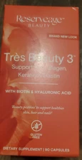 RESERVEAGE NUTRITION TRES BEAUTY 3 90 CAPSULES NEW