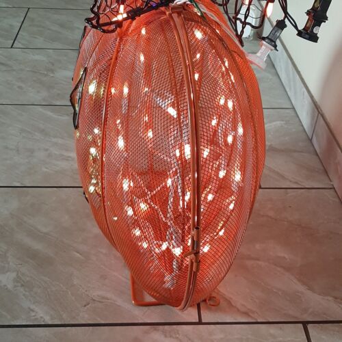 Black Cat on Pumpkin Light Up Yard Decor or interior Jack-O’-Lantern Halloween - Picture 4 of 23