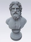 Zeus Bust Statue – 3D Printed Greek God Sculpture | Classical Mythology Decor