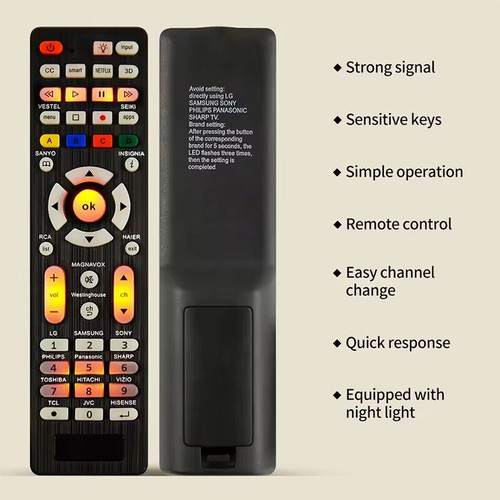 Universal RC-G008 Replcement Remote Control With Light In The Night _t - Picture 5 of 10