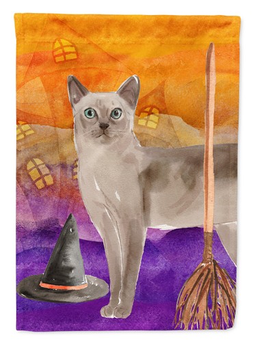 Tonkinese Halloween Flag Garden Size CK3191GF