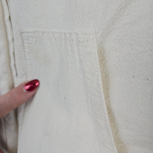 ELFENBEIN BAUMWOLLE HOODIE FULL ZIP JACKE Damen L Beachy Coverup Küstenschicht - Bild 4 von 12