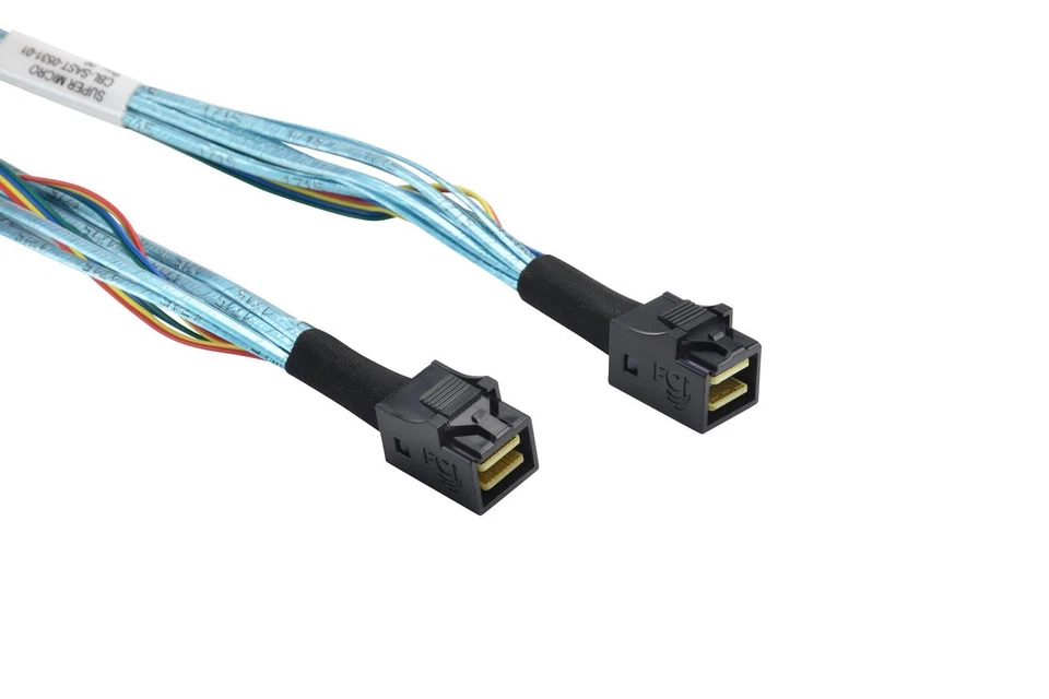 Cable interno MiniSAS HD - MiniSAS HD SFF-8643 80 cm Supermicro CBL-SAST-0531-01 Foto 2 de 2