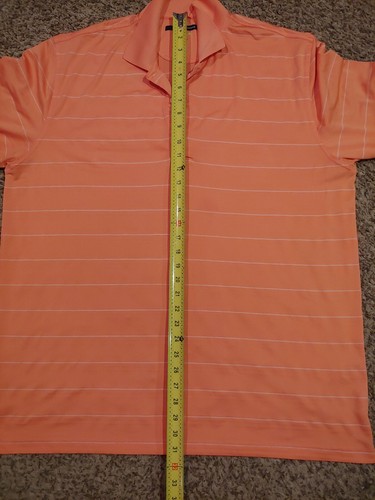Herren Poloshirt Greg Norman Play Dry Kurzarm Orange Sherbert Größe XL - Bild 8 von 8
