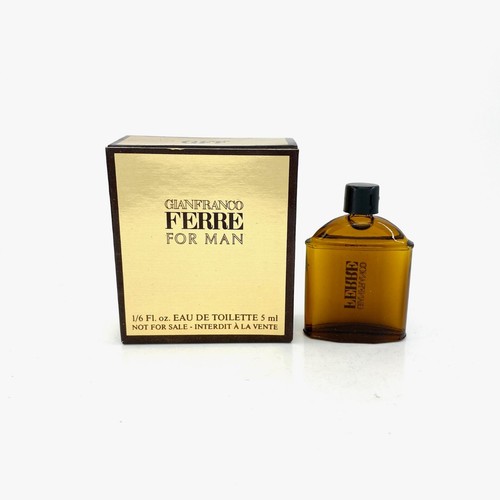 Gianfranco Ferre homme eau de toilette 5 ml. 1/6 fl.oz. miniperfume for men - 第 3/3 張圖片