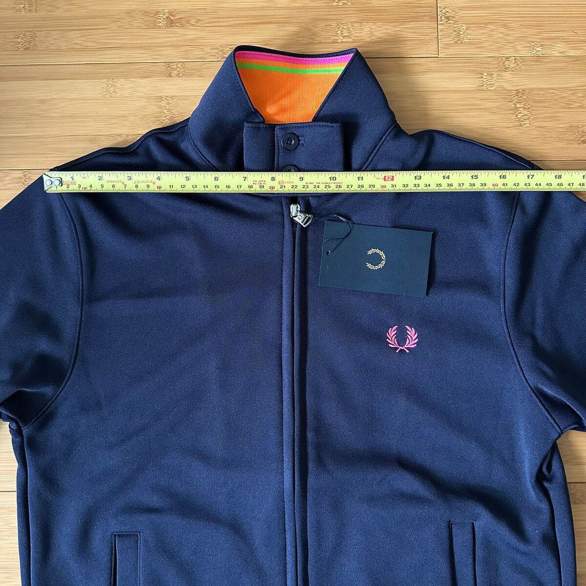 New FRED PERRY Made In Japan Stand Collar Neck Track Jacket New FRED PERRY Made In Japan Stand Collar Neck Track Jacket