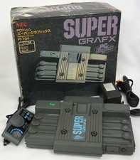 PC Engine SUPER GRAFX Console Boxed PI-TG4 Tested system Ref 9Z155942A