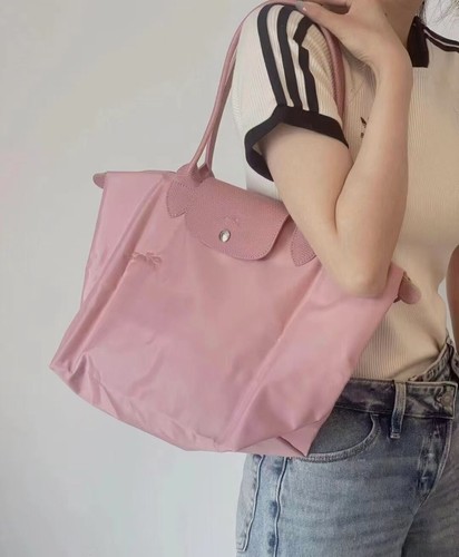 Longchamp Le Pliage L Original Pink W:17in collapsible Outlet Japan New JP - Picture 5 of 10