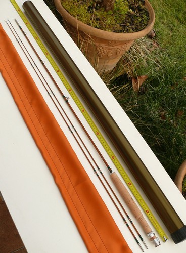 Pêche CANNE à MOUCHE 6'9p Bambou refendu Fly rod fishing Pezon et Michel Blank - Photo 18/24