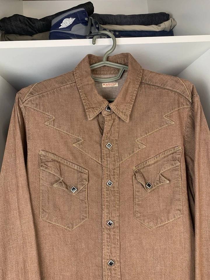 Camisa ajustada occidental Kapital Made in Japan Foto 3 de 4