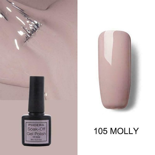 PHOERA® NAIL GEL POLISH SOAK OFF UV LED MANICURE ART BASE TOP TEMPERED COAT UK - Picture 20 of 63