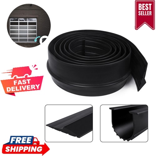 10/16FT Universal Garage Door Bottom Weather Seal T End Rubber Seal Striping kit