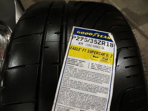 NEW 1 ONE GOODYEAR EAGLE F1 SUPERCAR G:2 RFT LL P275/35ZR18 87Y ROF RIGHT 3546 - Picture 8 of 12