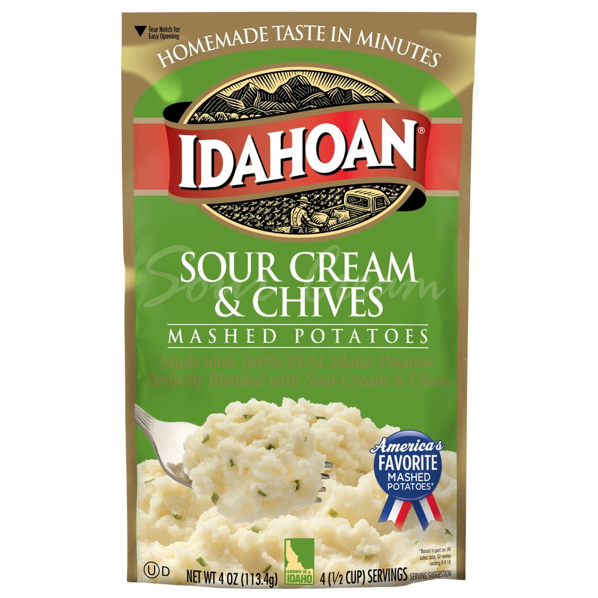 Sour cream and discount chive instant mashed potatoes