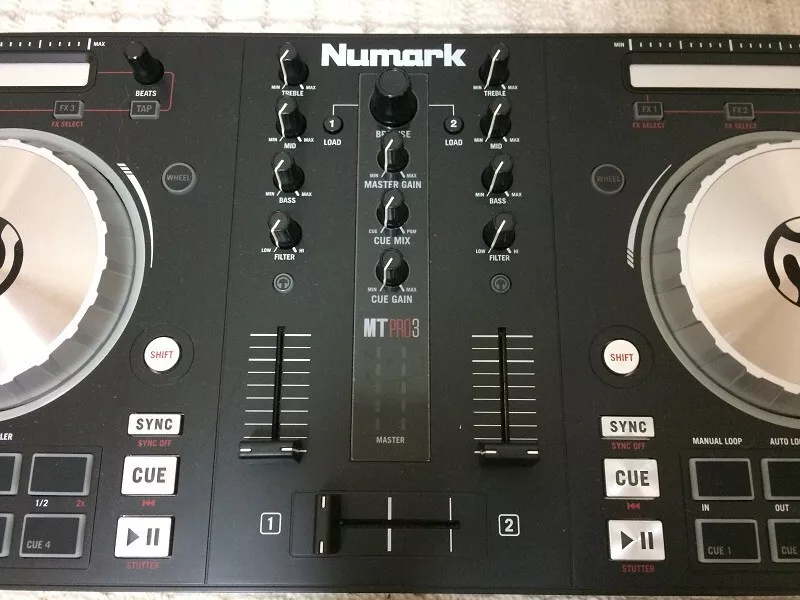 Numark Mixtrack Pro 3 All In One 2 Deck DJ Controller for Serato