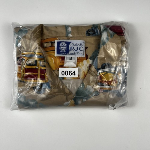 Vintage RJC Ltd. Hawaiian Trucks Button Down Shirt Made In Hawaii USA Size MED - Picture 13 of 13