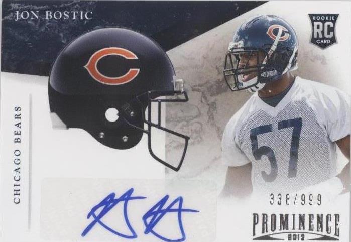 2013 Panini Prominence Jon Bostic #208 - 1 of 2