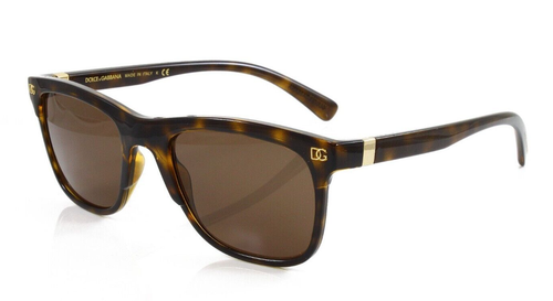 Dolce & Gabbana Sunglasses Men's Square Plastic DG6139 50273 Havana 54mm NEW! - Picture 2 of 3