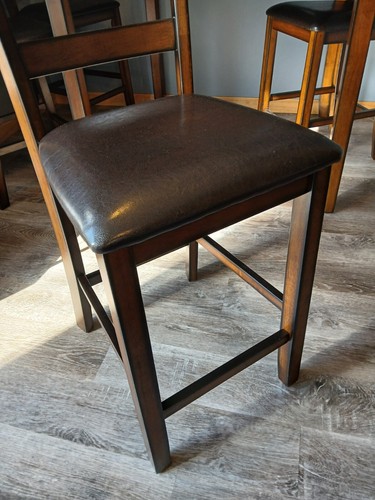 Sig Design By Ashley D385-223 Coviar Brown Counter-Height Chair Leg E - Picture 14 of 14
