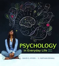 Psychology in Everyday Life (High School) - Hardcover By Myers, David G - GOOD