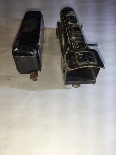 Vintage Marx Tin Windup #897 Locomotive Train w/NY Central Tender Car - Picture 5 of 10