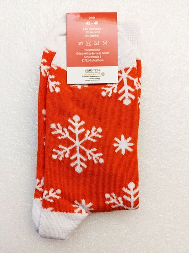 Weihnachtssocken Bizzel, 1 Paar, Größe 42 - 46, Unisex (NEU, OVP) - Bild 3 von 3