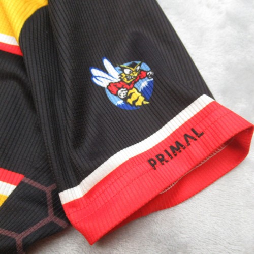 Primal Cycling Jersey Womens Medium Yellow Honey Stinger Full Zip Short Sleeve - Picture 7 of 13