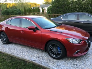 Mazda 3 6 2014 2018 Front Brake Caliper Covers Blue Ebay