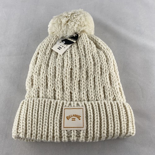 Billabong 'Good Vibes' Knit Pom Pom Beanie, One Size - White (WCP) - Picture 2 of 7