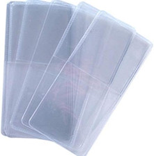 50 Pack Double Pocket 2x2 Unplasticized Vinyl Flips Safe for Long Term Coin Stor