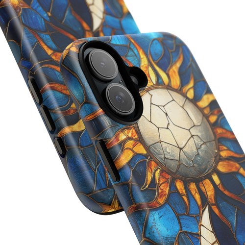 Celestial Sun Moon Glass Phone Case for iPhone, Samsung Galaxy, Pixel - 第 22/240 張圖片