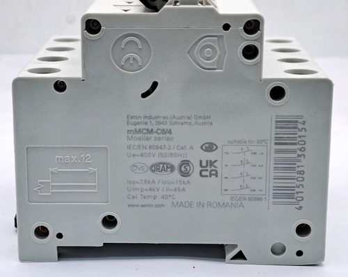 EATON mMCM-C6/4 MINIATURE CIRCUIT BREAKER - Picture 4 of 7