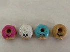 Shopkins Exclusive MINI DONUTS Bakery Figures- Lot of 4
