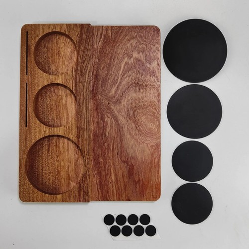 Coffee Tamping Station Fits 51/54/58mm Portafilter 6 in 1 Espresso Tamper Mat - Picture 3 of 7