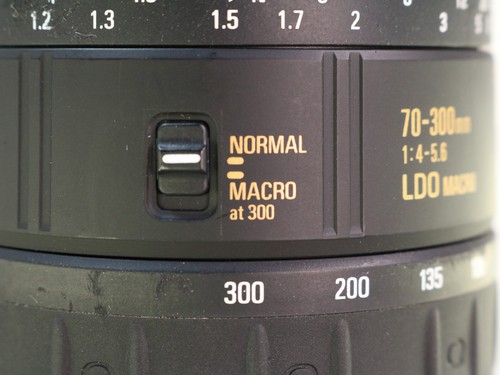 Quantaray AF 70-300 mm f4-5.6 obiettivo macro LDO per Minolta/Sony attacco A α37 α57 α58 - Foto 2 di 17