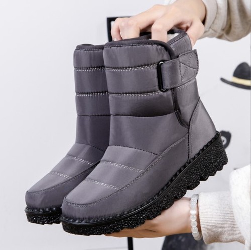 Damen WinterWarm Pelz gefüttert Wasserdicht Schneestiefel Rutschfest Stiefelette - Picture 6 of 25