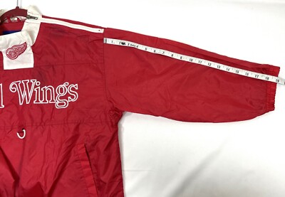 Vintage 90s Detroit Red Wings Fans Gear NHL Hockey Child Sz