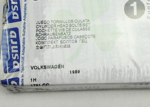 Zylinderkopfschrauben Satz für VW Golf II Passat 1,8 G60 1H Rallye / Syncro - Bild 4 von 5