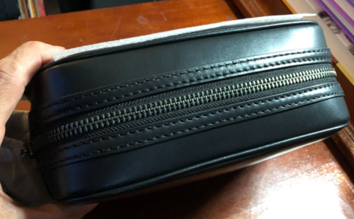 Neues authentisches Coach schwarzes Leder kleines Reiseset - 2522 - UVP 178 $ - Bild 5 von 7