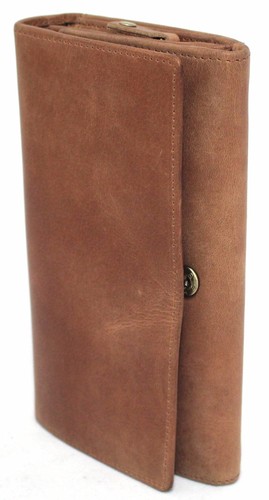 RFID Security Lined Quality Full Grain Leather Purse. 22059. Black, Red, Hunter. - Bild 25 von 33