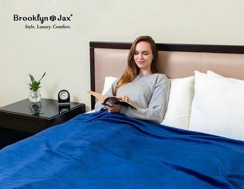 Fleecedecke einfarbig ultraweich Überwurf luxuriös und kuschelig Plüsch Double King - Bild 4 von 96