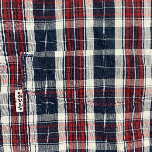 Levis Shirt Mens 2XL Button Down Plaid Supima Cotton Long Sleeve Preppy City - Picture 6 of 23
