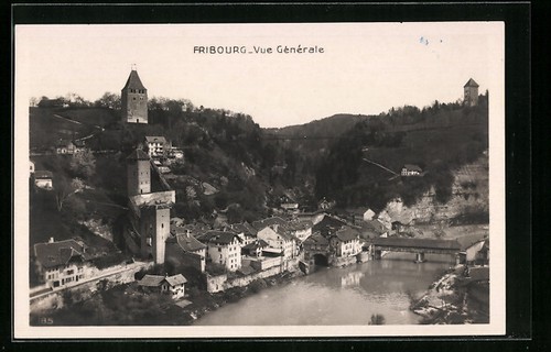 AK Fribourg, Vue Generale - Bild 1 von 2