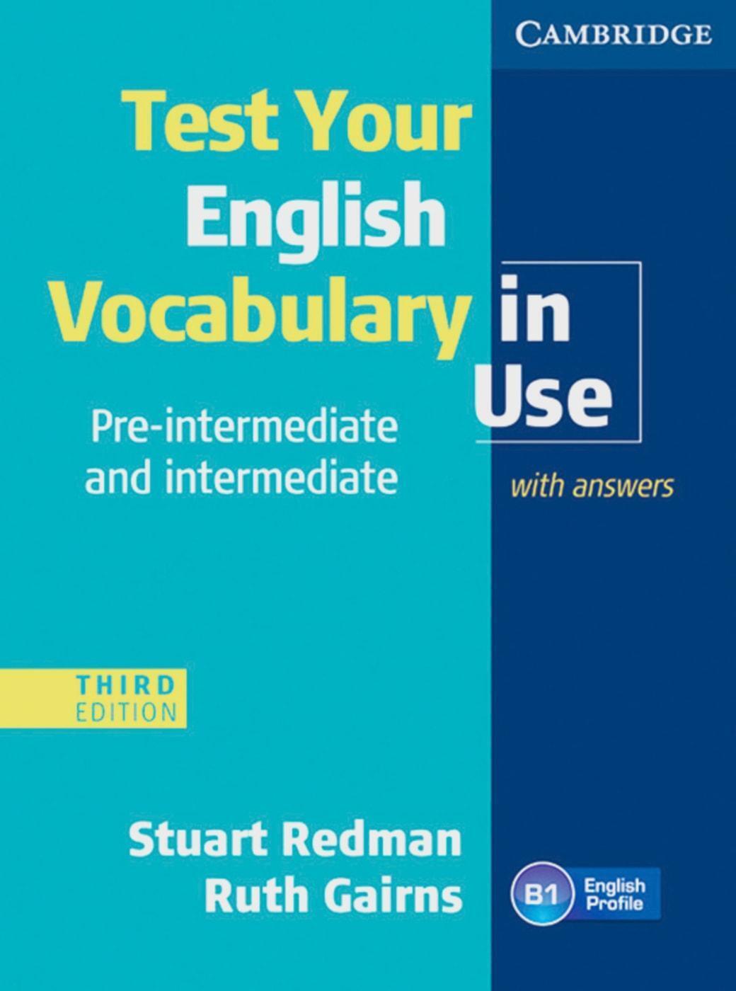 Thumbnail - Test Your English Vocabulary In Use - Pre-intermediate And